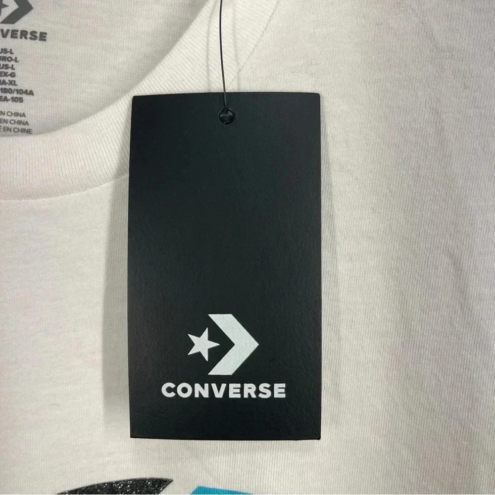 New With Tags Converse T-Shirt Lightning Bolt Men Size Large - Picture 6 of 7
